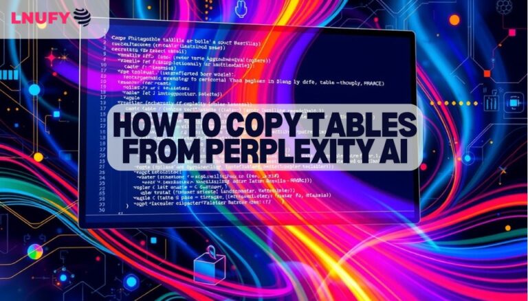 How to Copy Tables from Perplexity AI